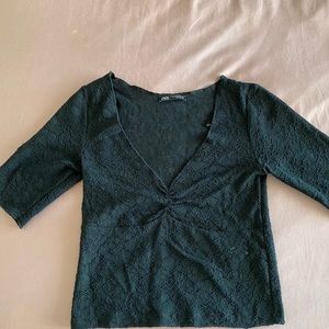 Zara Crop Top Black Medium